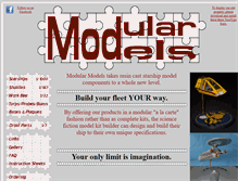 Tablet Screenshot of modular-models.com